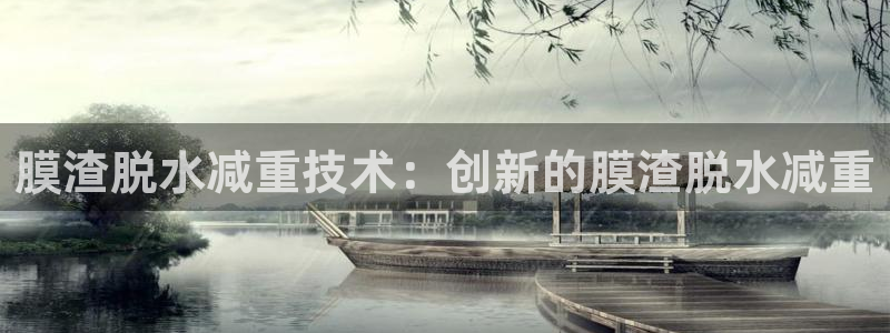 天宏娱乐怎样赚钱的啊：膜渣脱水减重技术：创新的膜渣脱水减重