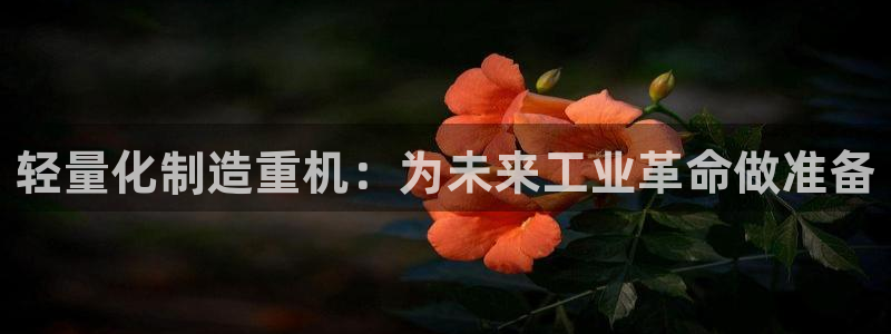 天宏娱乐实f力803466：轻量化制造重机：为未来工业革命做