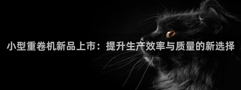 天宏娱乐指尖会：小型重卷机新品上市：提升生产效率与质量的新选