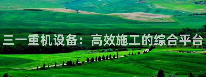天宏娱乐小号怎么玩的：三一重机设备：高效施工的综合平台