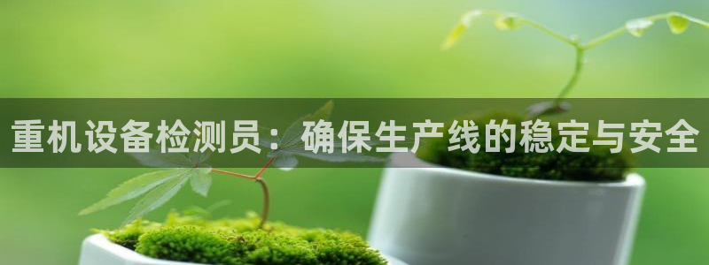 天宏娱乐在线播放：重机设备检测员：确保生产线的稳定与安全